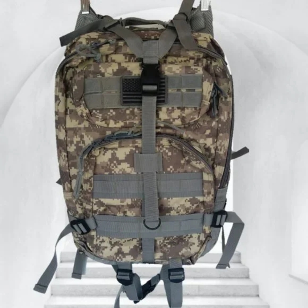 Desert Digi Camo Camouflage Tactical Backpack Men's Women's Unisex Bag